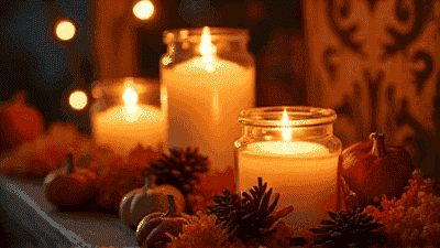 Autumn Candle Displays: Crafting a Warm and Inviting Ambiance