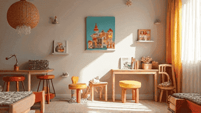 Children's room renovation: a design concept that balances safety and creativity