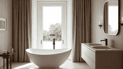 Elegant bathroom design: turning bathing into a luxurious enjoyment