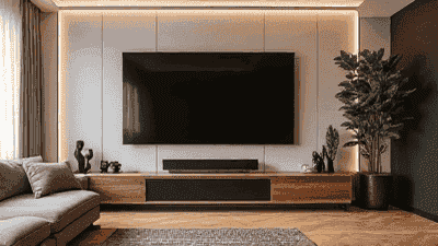Living room decoration: creative inspiration for TV wall design